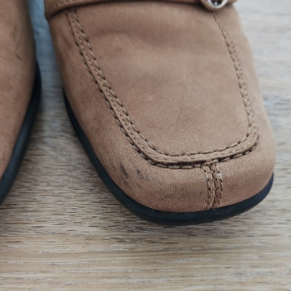 Laura Scott Suede Loafers Size 7 - Picture 8 of 9
